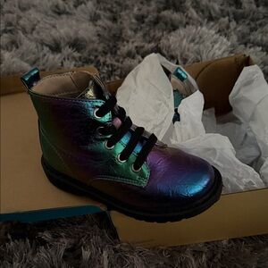 Iridescent Kids Boots